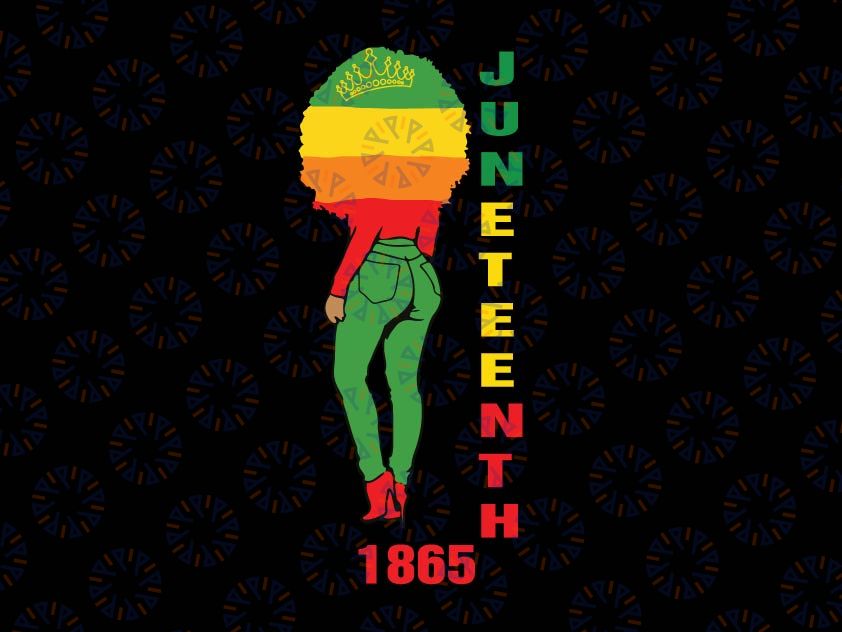 Happy Juneteenth Is My Independence Day Svg, Freedom Day Svg, BLM Svg, Black History Month, African American Svg, Free-ish 1865