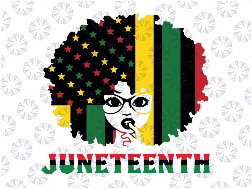 Juneteenth Black Women Svg, Afro Queen Mom Svg, African American Flag Svg, Black Women Svg, Freedom Day Svg, BLM Svg, Free-ish 1865
