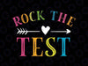 Rock The Test Svg, Funny Teacher Test Day Svg, Testing Day Student Svg, School Test svg, Rock svg, Cut file