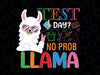 Test Day? No Prob-Llama Svg, Funny Llama Sunglasses Svg, Testing Day Svg, Funny Llama Quote Svg, Dxf, Eps, Png