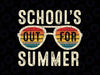 Retro Last Day Of School Schools Out For Summer Svg, Funny Teacher Summer Shirt Svg, Last Day End of School Png, Counselor Svg