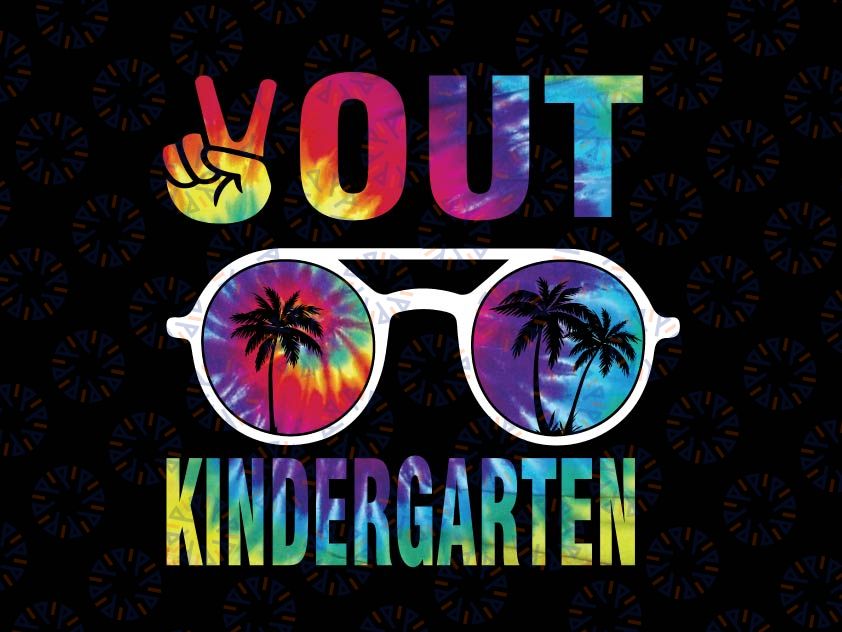 Last Day Of School Svg, Peace Out Kindergarten Svg, Kindergarten Svg, Kids Svg, Boys Graduation Shirt Svg Files for Cricut & Silhouette