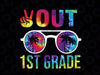 Peace Out 1st Grade Tie Dye Svg, Graduation Last Day Of School Svg, 1st Grade Graduation, Teacher, Tie Dye, Sublimation Svg Png