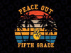 Peace Out 5th grade, End of the year, Grade graduation, End Of School, Beach Svg, Last Day Of School Svg