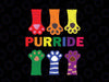 Purride Svg, Funny Cat Lovers Svg, Purride Gay Pride Cat Svg, LGBT Svg, Rainbow Pride Svg, Lesbian Svg, LGBTQ