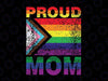 LGBTQ Rainbow Flag Svg, Proud Ally Pride Mom Svg, Support LGBTQ Svg, Gay Lesbian Mom Dad