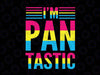 Im Pan Tastic Svg, Pansexuality LGBTQ Pride Gift , Rainbow Pride Svg, Lesbian Svg