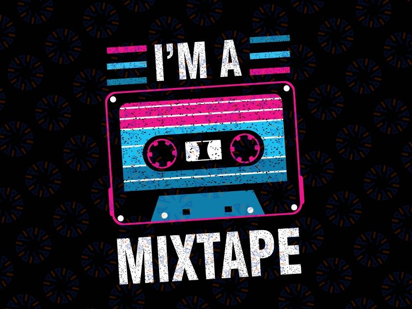 I'm a Mixtape Svg, Bi Sexual Flag Transgender Svg, LGBT Bi Pride Gift