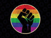 Resist Fist Svg, Rainbow Lesbian Svg, Gay LGBT Strength Power & Pride Svg, LGBTQ Svg, Gay Resist Svg