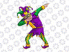 Dabbing Dab Jester Mardi Gras Mask Outfit PNG Funny Design Fat Tuesday, Mardi Gras Carnival Party Mardi Gras, Jester Hat PNG Sublimation