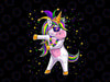 Mardi Gras Flossing Unicorn Jester Hat PNG For Sublimation, Unicor, Mardi Gras Carnival Party, Fat Tuesday, New Orleans, King Cake