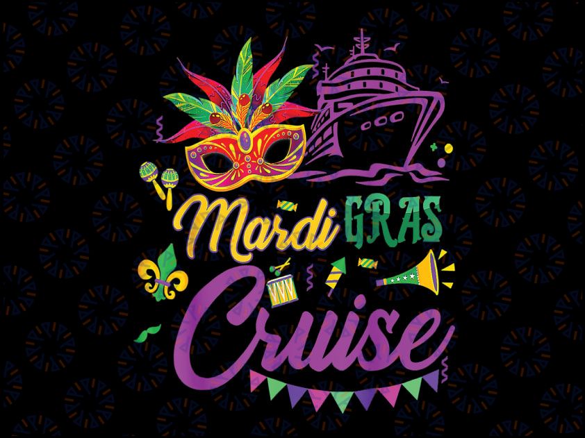 Mardi Gras Cruise PNG, Mardi Gras Cruise 2022 Png, Family Vacation Png, Matching Carnival Png, Family Holiday Trip, Family Cruise, Funny Holiday Gift