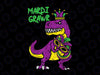 Mardi Grawr Jester Trex Dinosaur PNG, Cute Mardi Gras Boys Png, Mardi Grawr T-Rex Dinosaur Png Dino Mardi Gras Kids Boys  Png