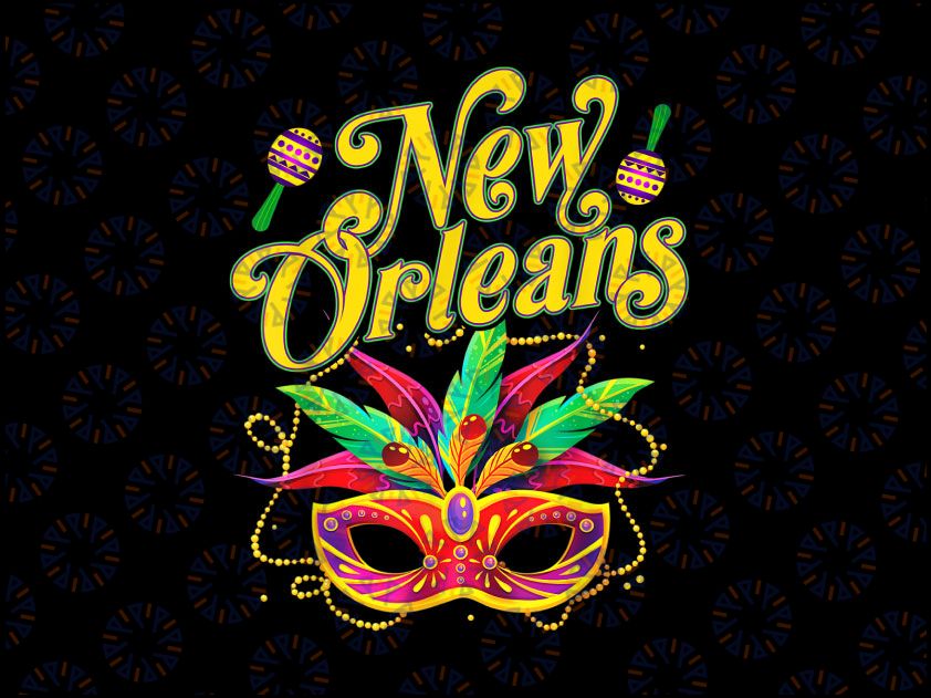 New Orleans Mardi Gras PNG, Mardi Gras Png, Mardi Gras Party Png, Mardi Gras Parade Png Mask, Fleur De Lis Png, Carnival Png, New Orleans