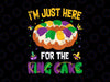 I'm Just Here For The King Cake PNG, Funny Mardi Gras Gifs Png, Mardi Gras Png, Parade Dance Celebrate Clip Art Png