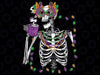 Mardi Gras Skeleton Drinking Coffee Mask Beads Png, ,Mardi Gras Png, Digital download