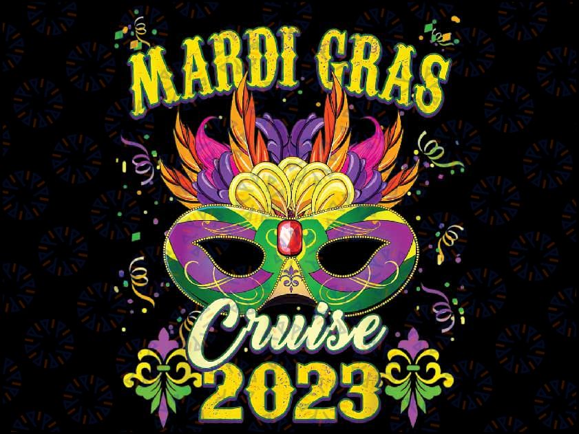 Mardi Gras Cruise Squad 2023 Matching Mardi Gras Decorations Png, Mardi Gras Png, Digital download