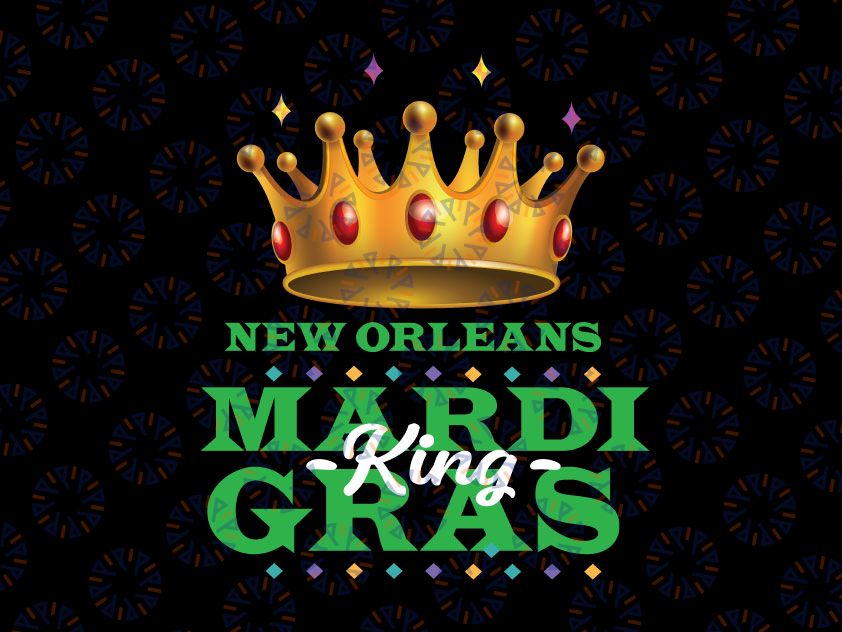 New Orleans Mardi Gras King PNG, Mardi Gras King Png, Mardi Gras Png, Mardi Gras Celebration, Funny Mardi Gras Carnival Png, Purple Green Gold