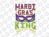 Mardi Gras King Svg Png, Fun Couples King or Queen Svg, Boy Mardi Gras Svg,  Boys Cut Files, Kids Shirt Svg, Silhouette, Cricut