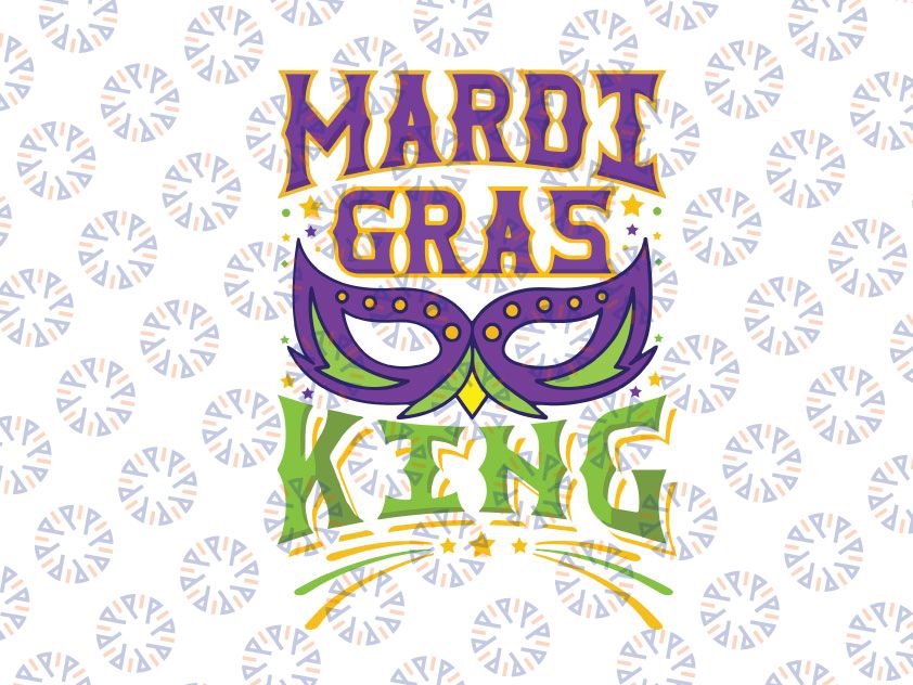 Mardi Gras King Svg Png, Fun Couples King or Queen Svg, Boy Mardi Gras Svg,  Boys Cut Files, Kids Shirt Svg, Silhouette, Cricut