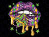 Mardi Gras Lips Queen Carnival Costume Purple & Gold Funny Png, ,Mardi Gras Png, Digital download