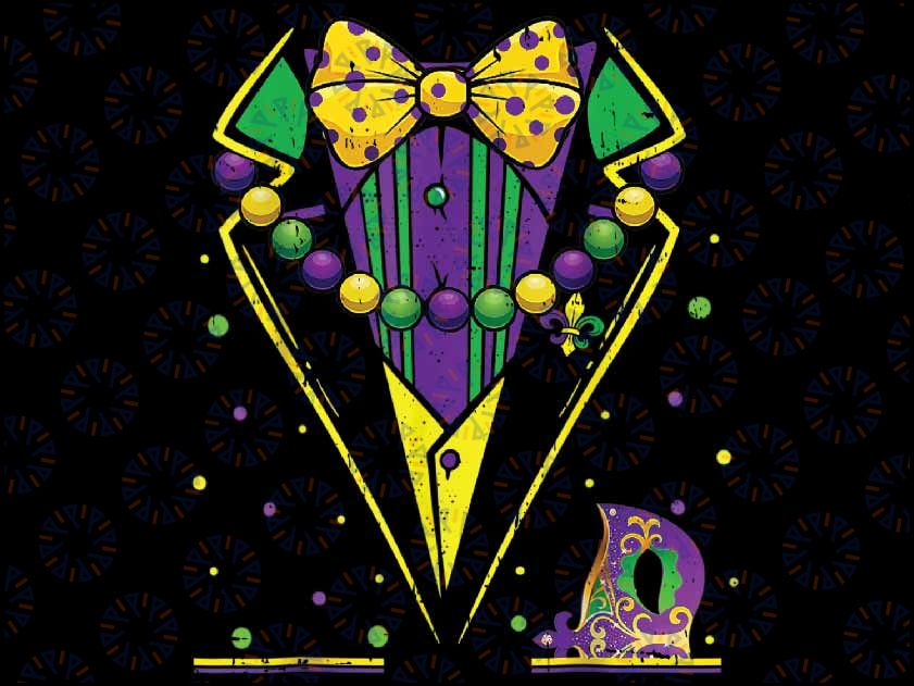 Mardi Gras Tuxedo Vest Party Carnival Parade Men Women Png, ,Mardi Gras Png, Digital download