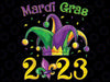 Happy Mardi Gras 2023 Jester Png, ,Mardi Gras Png, Digital download