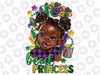 Bead Princess Mardi Gras Black Kids Girls African Png ,Mardi Gras Png, Digital download