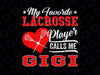 Heart My Favorite Lacrosse Player Calls Me Gigi Svg, Fun Gift For Gigi Svg, Lacrosse Gigi Iron On Png, Love Lacrosse Sports Cricut