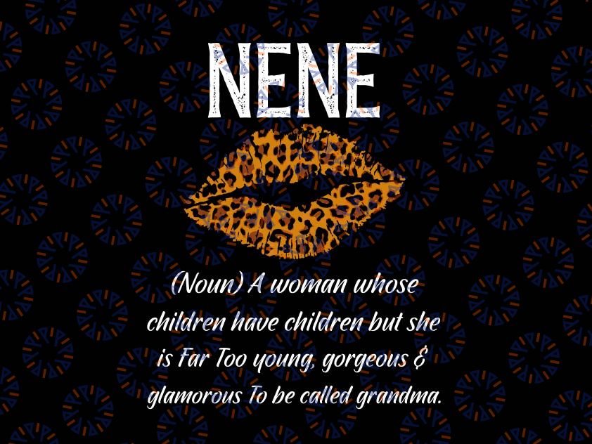 Nene Leopard Lips Png, Kiss Nene Description Png, Mother's Day Png, Lips Clipart Sublimation Designs Downloads, Leopard Lips Png