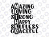 Mother Definition Svg, Happy Mother's Day Svg, Mother Amazing, Loving, Strong, Happy, Selfless, Graceful Svg Cut Files for Cricut, Png