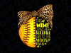 This Mimi Loves Her Softball Girl Png, Mother'S Day Leopard Png, Softball mimi png, Leopard Softball Mimi Design, Sports Design