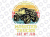 Monster Truck Are My Jam Png Svg, Monster Truck Lovers Png, Retro Vintage Sunset Svg, Mother Day's, Digital Download