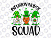 Infusion Nurse Squad Svg, Nursing St Patrick Day Gnomes Svg, Shamrock St Patrick's Day T-Shirt Matching St Patrick's Day Gnome Lucky Svg