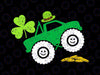 Kids Leprechaun Monster Truck Svg, Shamrock St Patrick Day Svg png, Leprechaun Svg Kids St patricks Day Svg, Clover svg dxf