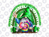 Cute Lucky Rainbow Gnome PNG, Happy St Patricks Day Png, Rainbow Shamrock PNG, Rainbow PNG, PNG designs for sublimation, Lucky png