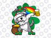 Funny Dabbing Schnauzer PNG, Miniature Schnauzer Cute, St Patricks Day Png, . Patrick's Day Png