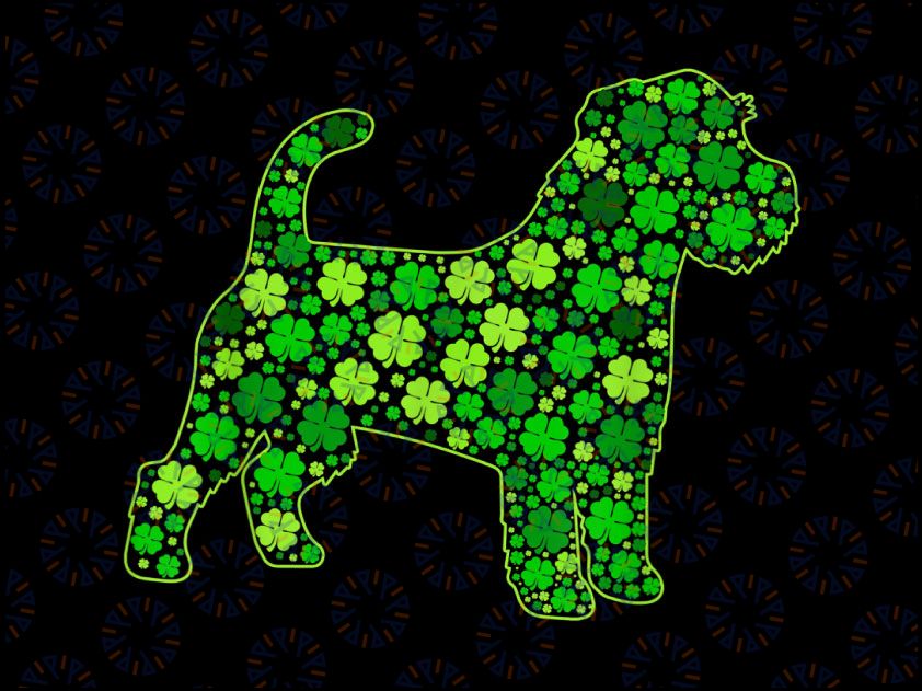 Funny Puppy Shamrock PNG, Jack Russell Terrier Dog Png, Patrick's Day Png, St Patrick's Day Png, Sublimation Design