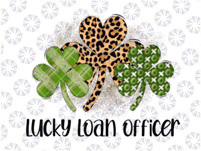 Lucky Loan Officer PNG, St. Patrick's Day Mortgage Officer Png, Saint Patricks Day File Design For Sublimation