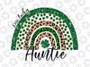 One Lucky Auntie PNG, Irish Rainbow Png, Leopard Patricks Day Png, St Patrick's Day Png, Gift For Auntie Png