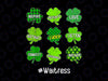 Irish Shamrock Inspire Love Lucky Waitress St Patricks Day PNG, Shamrock Inspire Motivate Love Instruct Lucky Png, Teacher St Patrick’s Day Png