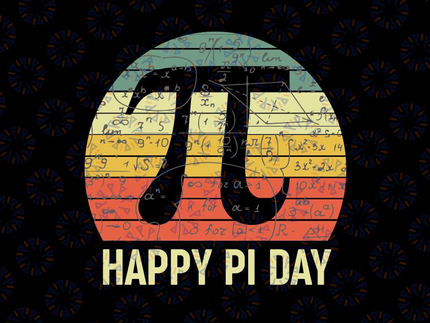 Retro Vintage Happy Pi Day Svg, Teacher SVG Silhouette Cricut, Math Teacher 3.14 svg, School svg