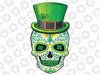 Skull St Patricks Day Irish Funny Saint Patricks Day of Dead Png, St Patrick Clipart, Saint Patricks, Shamrock Png, Png Sublimation