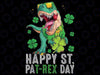 Happy St Pat T-Rex Saint Patrick's Day Dinosaur Boys Kids Png, St Patrick Clipart, Saint Patricks, Shamrock Png, Png Sublimation