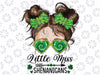 Little Miss Shenanigans St Patricks Day Kids Girls Png, St Paddys Day, Girls, Mini, Cute, Irish, Lucky, Shamrock Sublimation Design Download