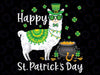 Happy St Patricks Day Llama Dad Mom Boy Girl Lucky Leprechaun Png, St Patricks Sheep Png, Sheep with Shamrock Png, Digital Download