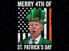 Funny Merry 4th Of St Patrick's Day Joe Biden Leprechaun Hat