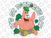 SpongeBob SquarePants It's St. Patrick's Day Png, Happy Patrick's Day Funny