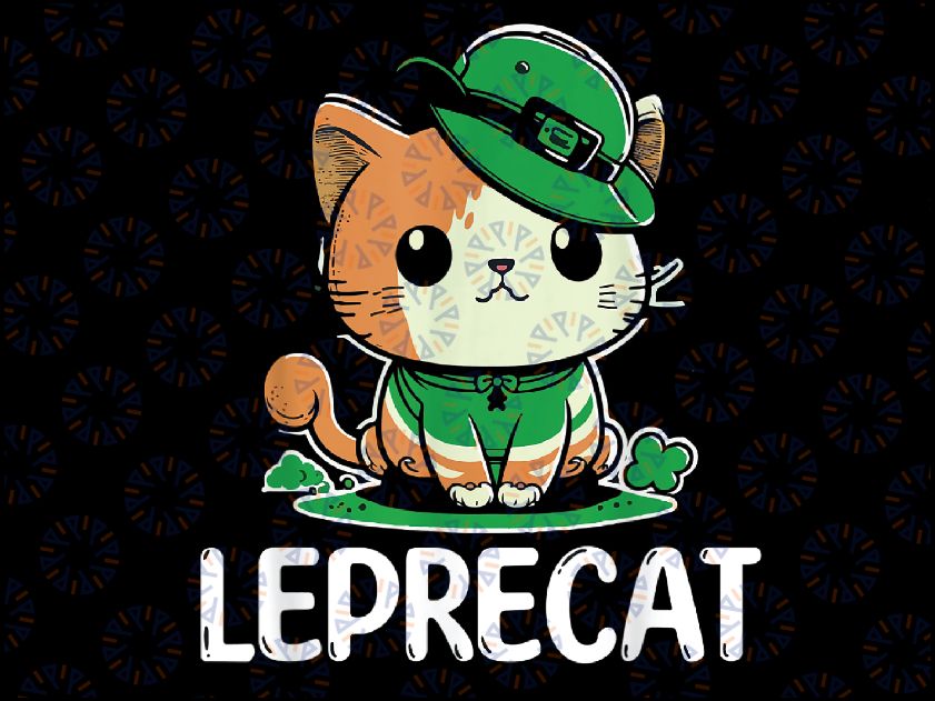 St Patricks Day Parade leprecat Funny irish cat Png, Happy Patrick's Day Funny