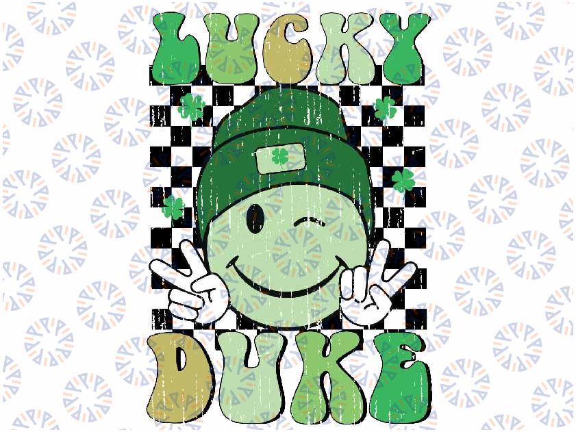 Lucky Dude Svg Png, Boy St Patricks Svg, Retro St Patricks Day, Shamrock Svg, St Patricks Day Svg, St Pattys Day Svg, St Patricks Day Svg